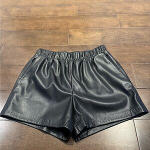 Anine Bing vegan leather Women's Shorts